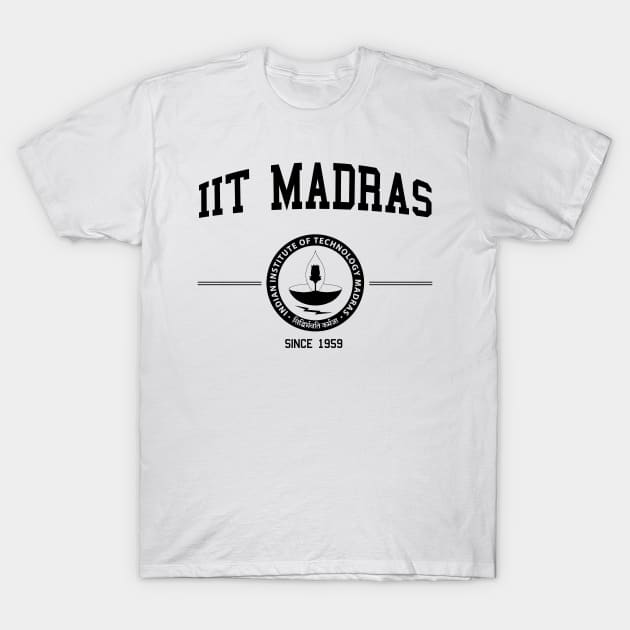 IIT Madras Chennai Aluminai Alma Mater Indian T-Shirt by alltheprints